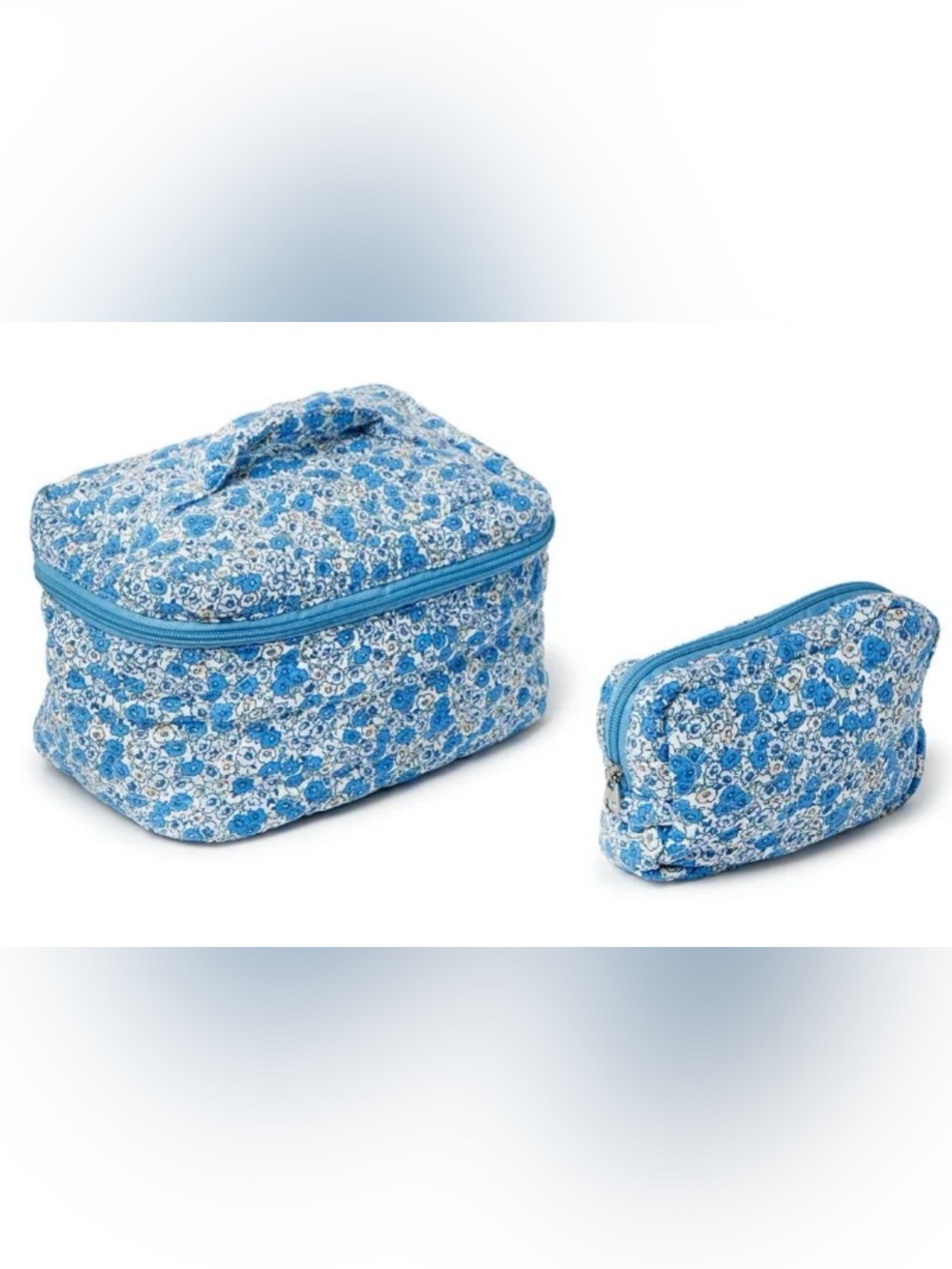 2Chic by Two’s Company Blooming Floral Cosmetic Case w/ Matching Pouch